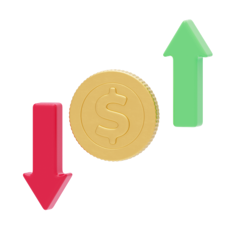 USD-Austausch  3D Icon