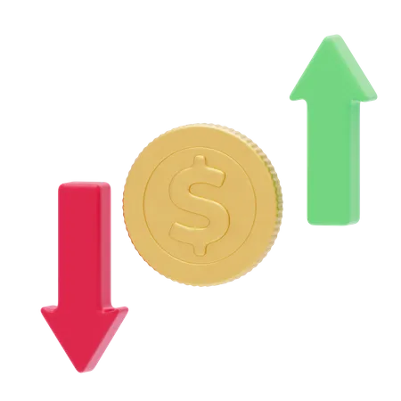 USD-Austausch  3D Icon