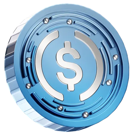 USD Coin 3 D Coin 3 D Crypto Coin 3D Icon