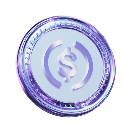 Usd Coin  3D Icon