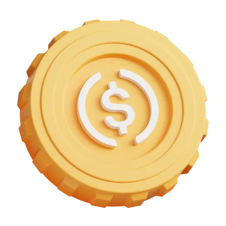 Usd coin  3D Icon