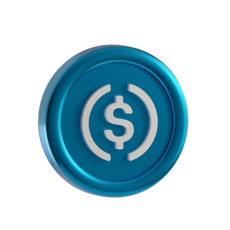 USD Coin  3D Icon