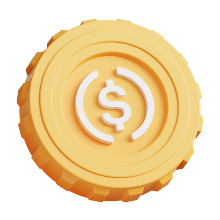 Usd coin 3D Icon