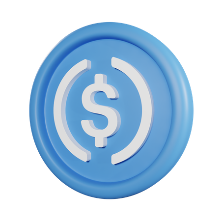 USD Coin 3D Icon