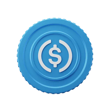 USD Coin USDC 3D Icon