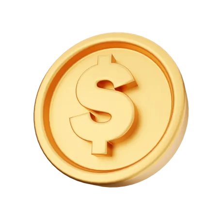 Usd Dollar  3D Icon