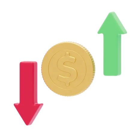 USD Exchange  3D Icon