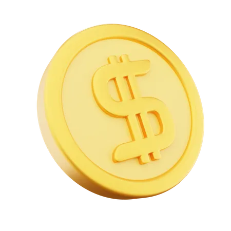 Us-dollarmünze  3D Icon