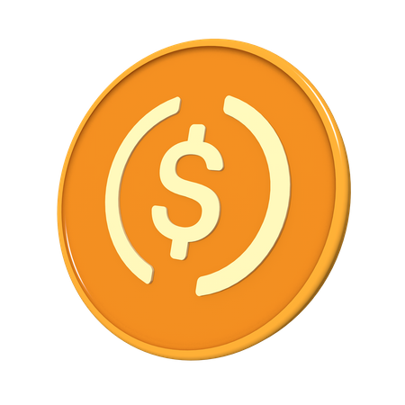 Us-dollarmünze  3D Icon