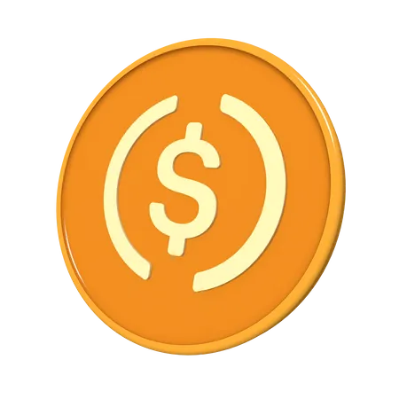 Us-dollarmünze  3D Icon