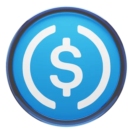 Us-dollarmünze  3D Icon