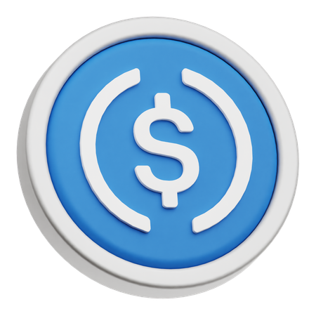 Usdc  3D Icon