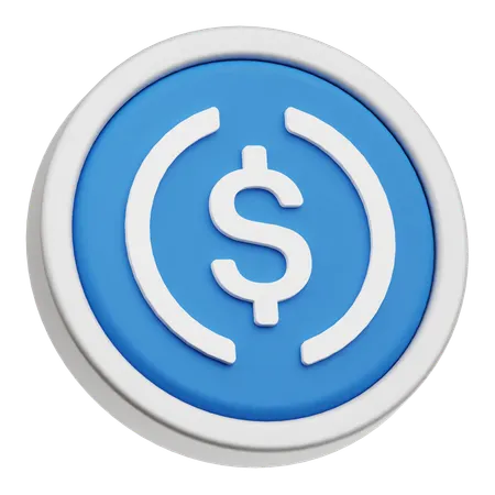 Usdc  3D Icon