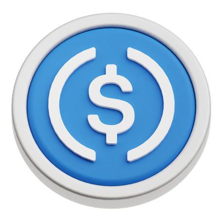 Usdc  3D Icon