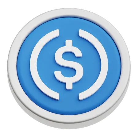 Usdc  3D Icon