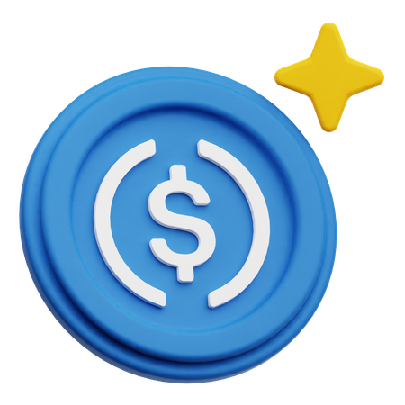Usdc  3D Icon
