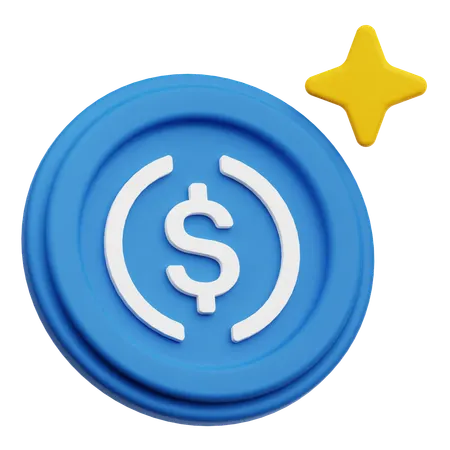 Usdc  3D Icon