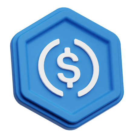 Usdc  3D Icon