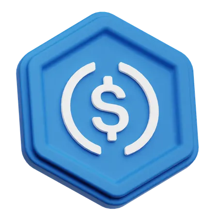 Usdc  3D Icon
