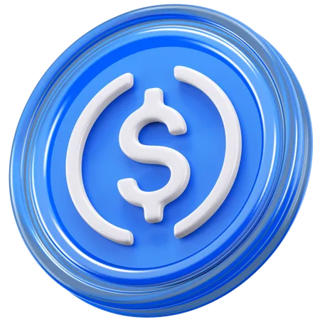 Usdc  3D Icon