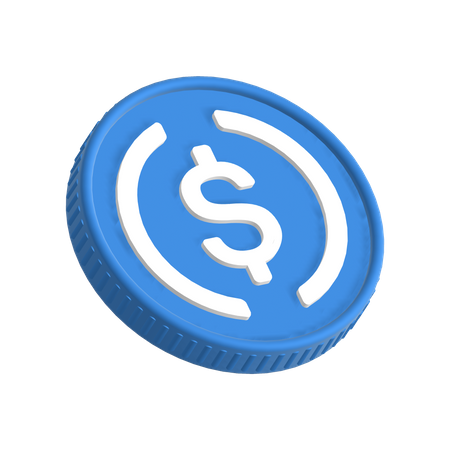 USDC  3D Icon