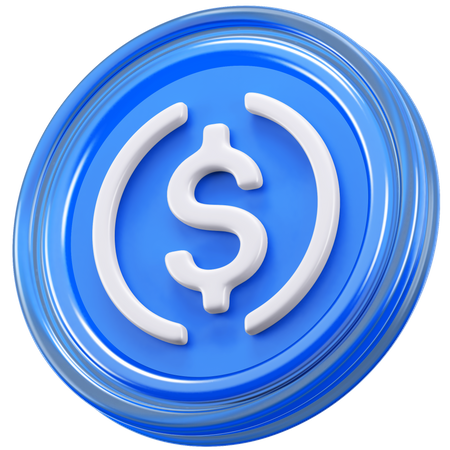 USDC  3D Icon