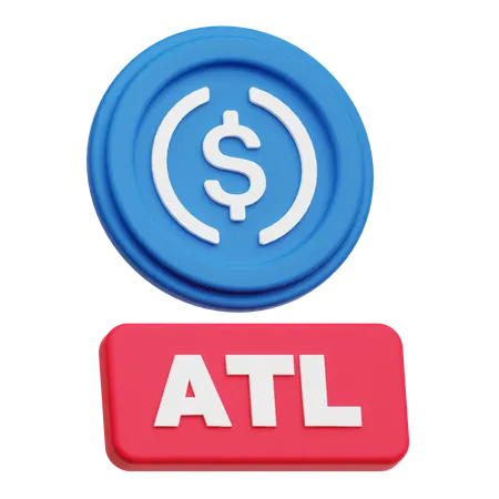 USDC  ATL  3D Icon