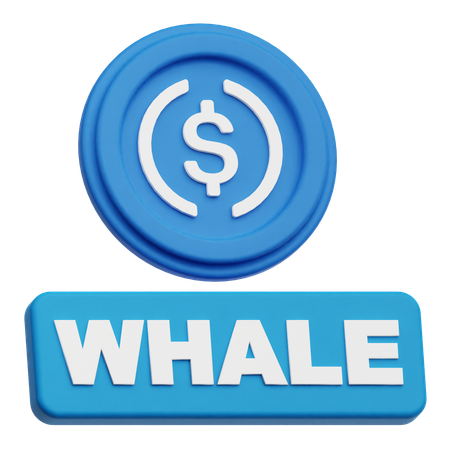 Baleia usdc  3D Icon