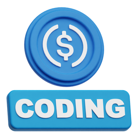 Usdc Coding  3D Icon