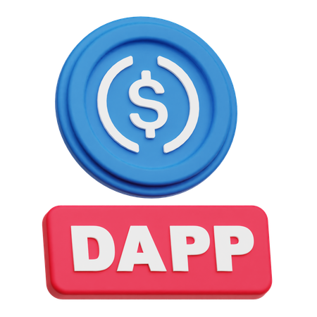 Usdc Dapp  3D Icon