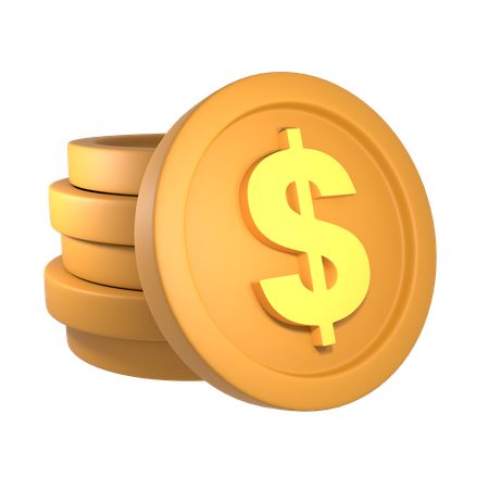 U.S.dollar  3D Icon