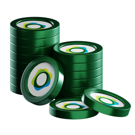 Usdp Coin Stacks  3D Icon