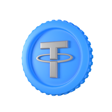 Moneda usdt  3D Icon