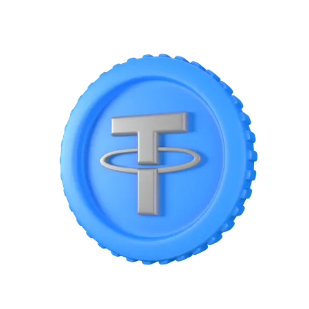 Moneda usdt  3D Icon