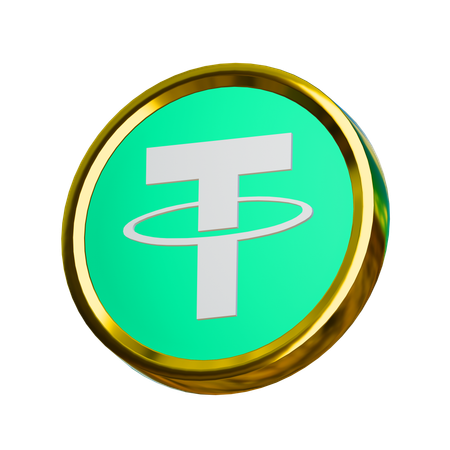 USDT Tether  3D Icon