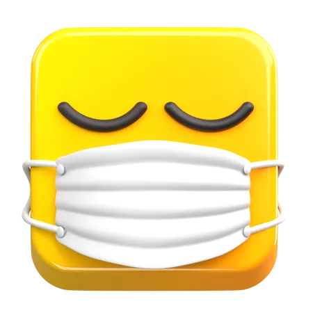 Use uma máscara Emoji  3D Icon