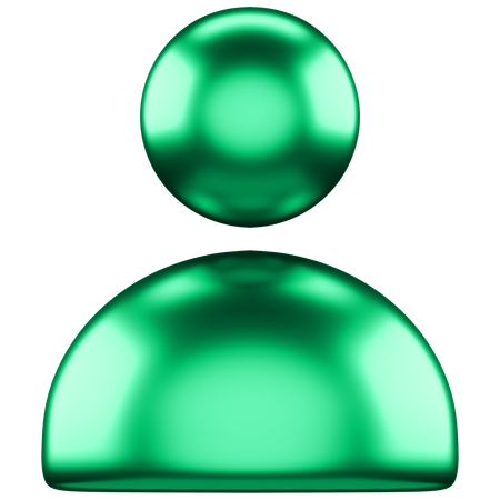 사용자  3D Icon