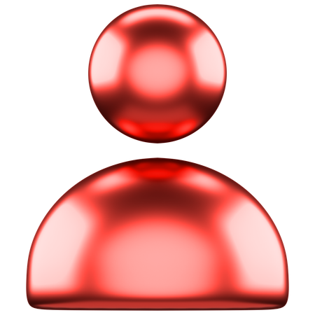 사용자  3D Icon