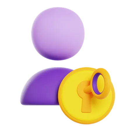 User Access  3D Icon