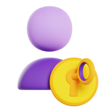 User Access  3D Icon