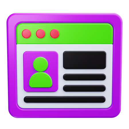 User Account  3D Icon