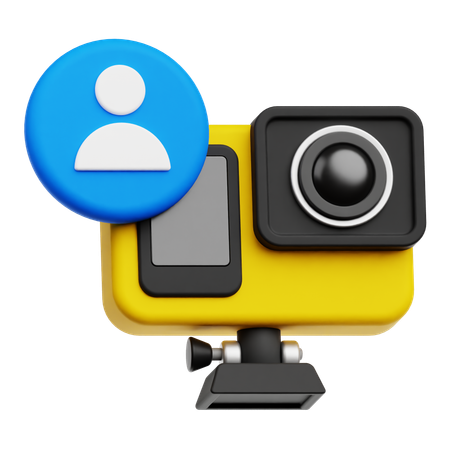 User Action Camera  3D Icon