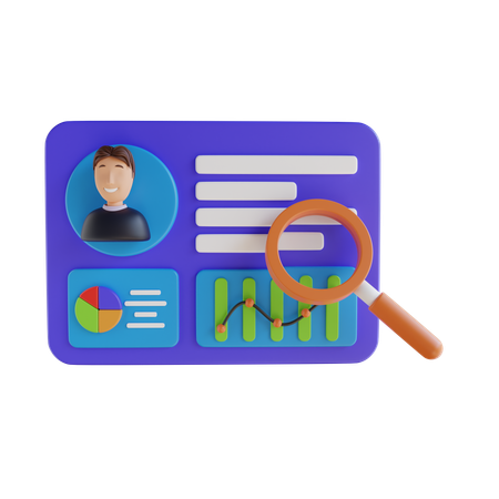 User Analysis  3D Icon