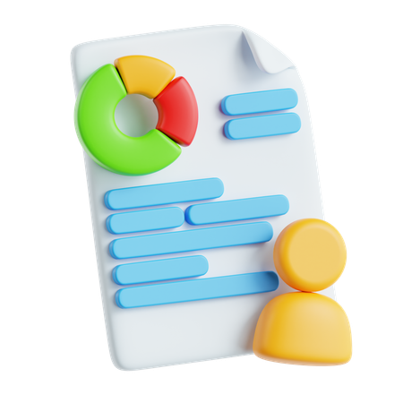 User Analytics  3D Icon