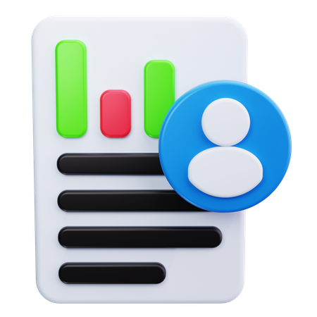 User Analytics  3D Icon