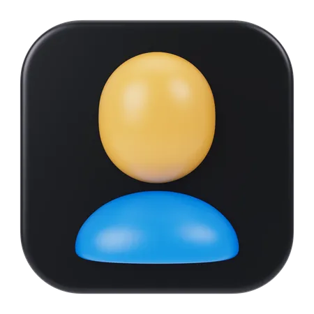 User App  3D Icon