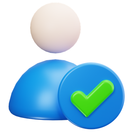 User Approved  3D Icon