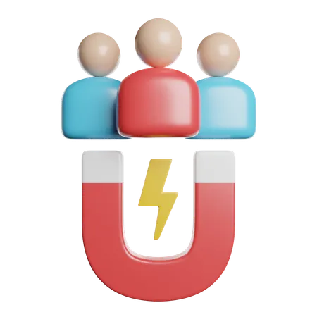 사용자 매력  3D Icon