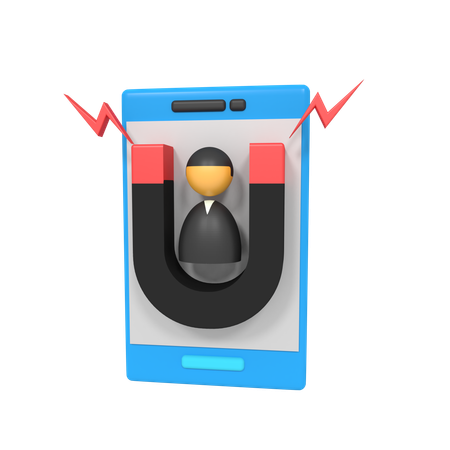 User Attraction  3D Icon