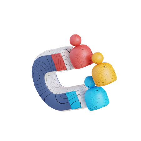 User Attraction  3D Icon